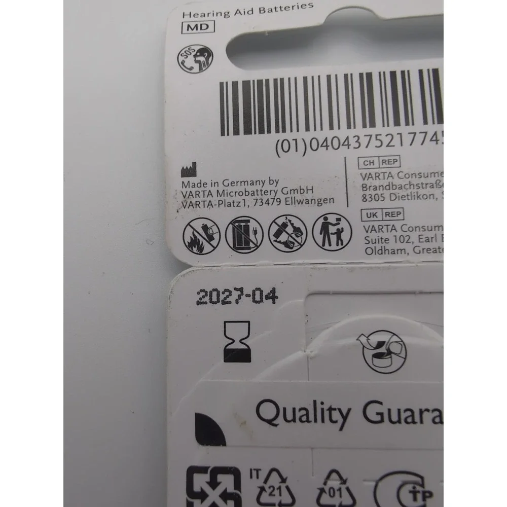 Power‎ One Zinc p312 hearing aid battery, 1 Pack
